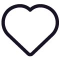 white heart on platform Emojiall Classic