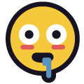 drooling face on platform Emojiall Classic