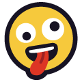 zany face on platform Emojiall Classic