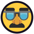 disguised face on platform Emojiall Classic