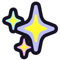 sparkles on platform Emojiall Classic