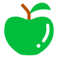green apple on platform Docomo