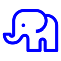 elephant on platform Docomo