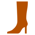 woman’s boot on platform Docomo