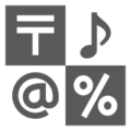 input symbols on platform Docomo