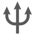 trident emblem on platform Docomo