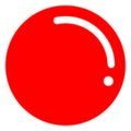 red circle on platform Docomo