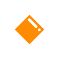 small orange diamond on platform Docomo
