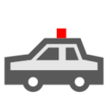 police car on platform Docomo