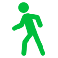 person walking on platform Docomo