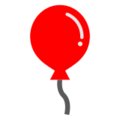 balloon on platform Docomo