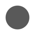 black circle on platform Docomo