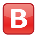 B button (blood type) on platform EmojiDex