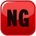 NG button on platform EmojiDex