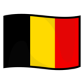 flag: Belgium on platform EmojiDex