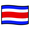flag: Costa Rica on platform EmojiDex