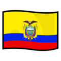 flag: Ecuador on platform EmojiDex