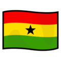 flag: Ghana on platform EmojiDex