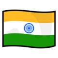 flag: India on platform EmojiDex