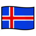 flag: Iceland on platform EmojiDex