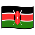 flag: Kenya on platform EmojiDex