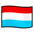 flag: Luxembourg on platform EmojiDex