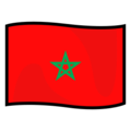 flag: Morocco on platform EmojiDex