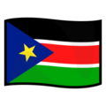 flag: South Sudan on platform EmojiDex