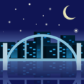 bridge at night on platform EmojiDex