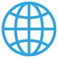 globe with meridians on platform EmojiDex