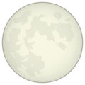 full moon on platform EmojiDex