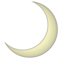 crescent moon on platform EmojiDex