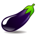 eggplant on platform EmojiDex