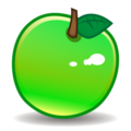 green apple on platform EmojiDex