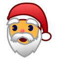 Santa Claus on platform EmojiDex