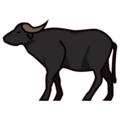 water buffalo on platform EmojiDex