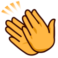 clapping hands on platform EmojiDex