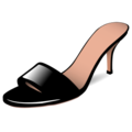 woman’s sandal on platform EmojiDex