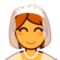 person with veil on platform EmojiDex