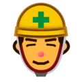construction worker on platform EmojiDex