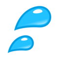 sweat droplets on platform EmojiDex