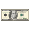 dollar banknote on platform EmojiDex