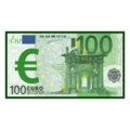 euro banknote on platform EmojiDex