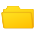 open file folder on platform EmojiDex