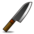 kitchen knife on platform EmojiDex