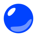 blue circle on platform EmojiDex