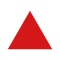 red triangle pointed up on platform EmojiDex