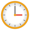 three o’clock on platform EmojiDex
