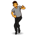 man dancing on platform EmojiDex
