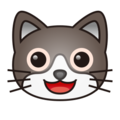 grinning cat on platform EmojiDex